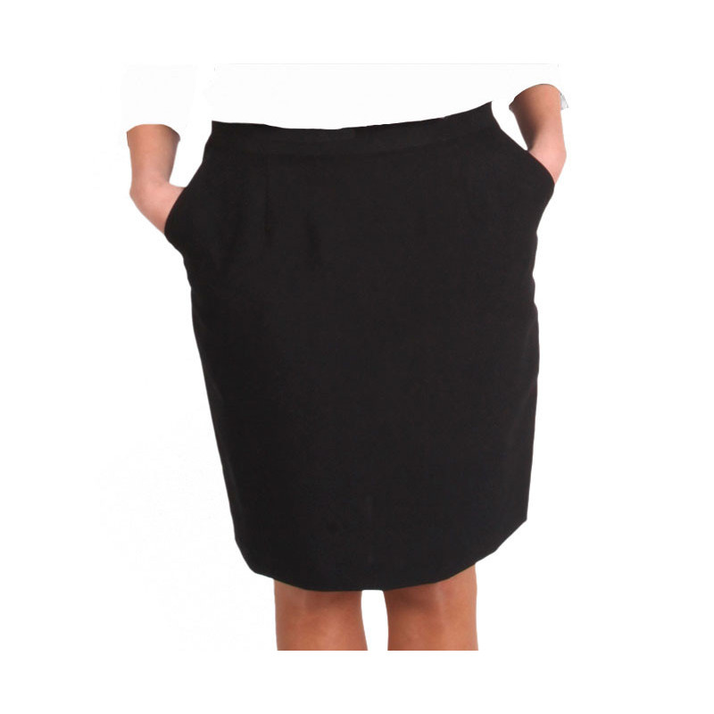 Falda con bolsillos negra Gary\'s - Uniformes azafatas y recepcionista - Ropa hostelería