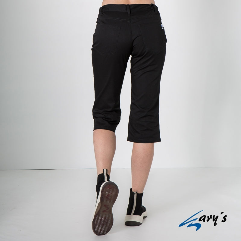 Pantalón pirata de mujer negro - Ropa para peluquería