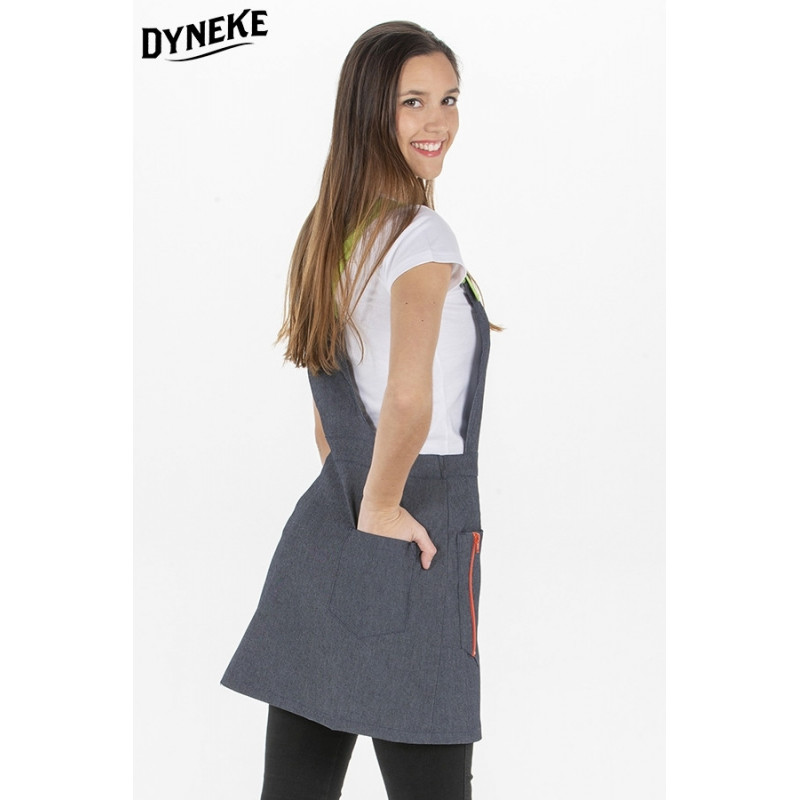 Pichi tejano cremalleras de colores  Dyneke - Envío 24 / 48 horas