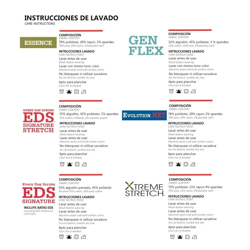 Camisola enfermería roja con tejido elástico Stretch Dickies Medical - casadelasbatas.com