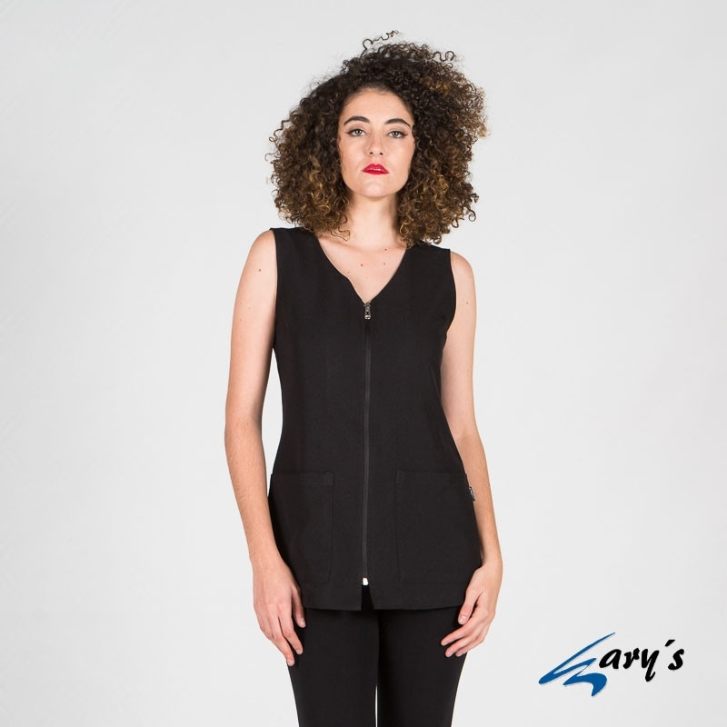 Casaca laboral Antartida negra tejido Strech Gary's - 552800