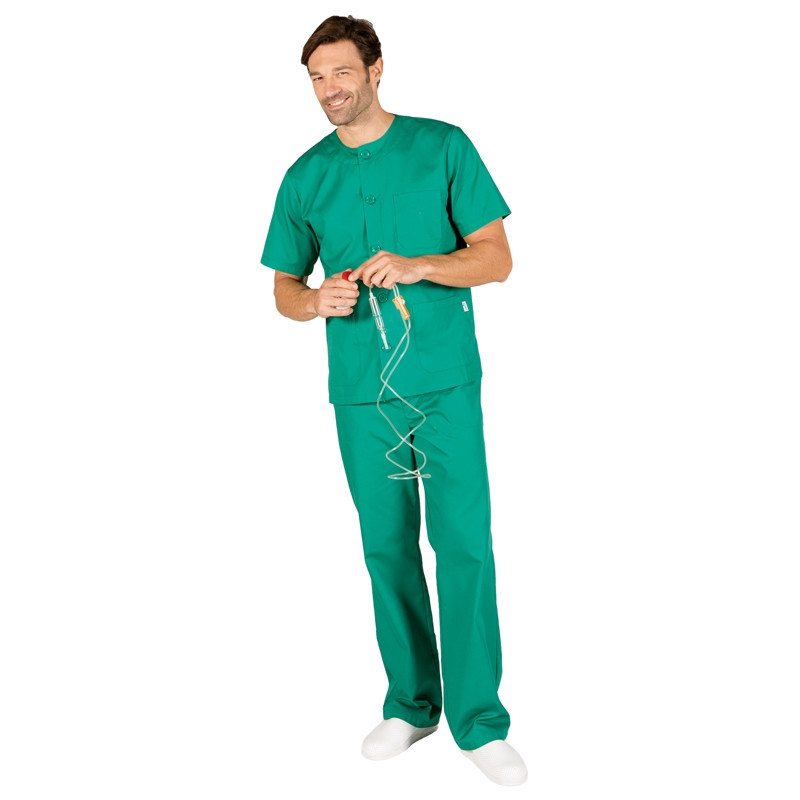 Conjunto completo enfermeros verde con botones Gary's - casadelasbatas.com