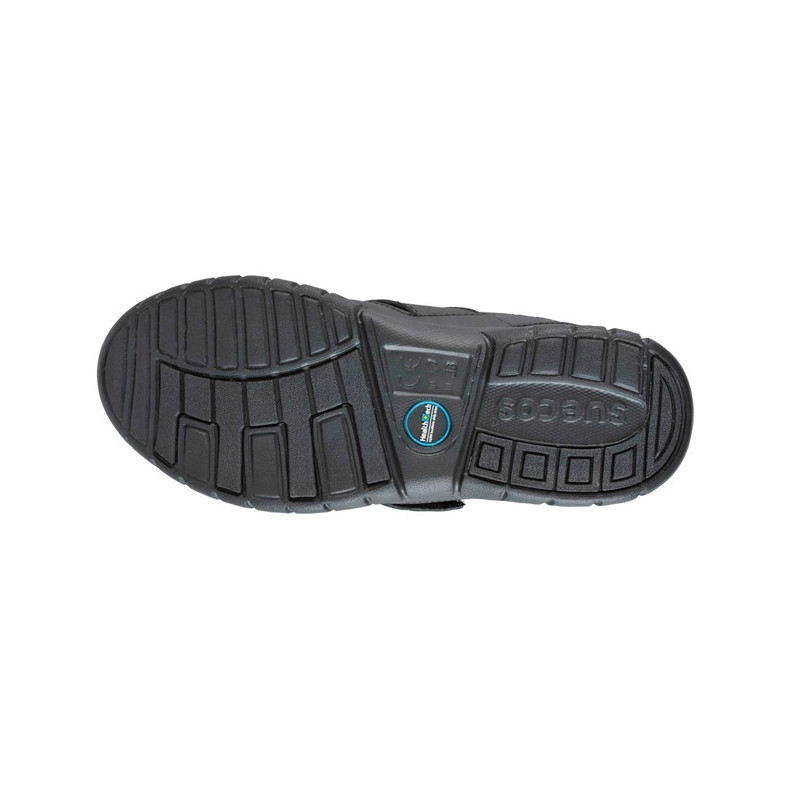 Zapato unisex negro ajustable con velcro Bo Suecos - casadelasbatas.com