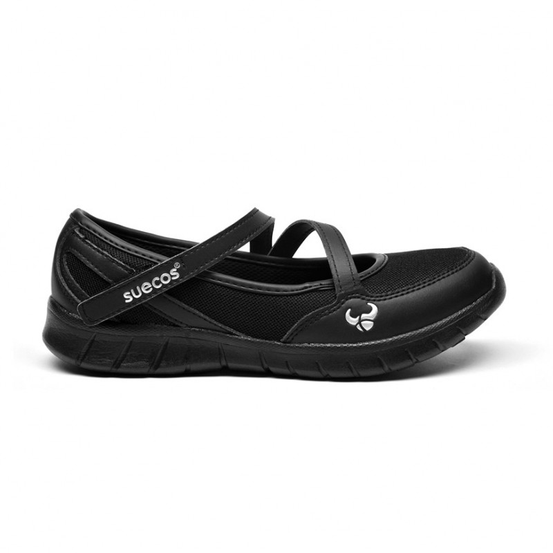 Zapato laboral de mujer Frida negro Suecos - Calzado laboral