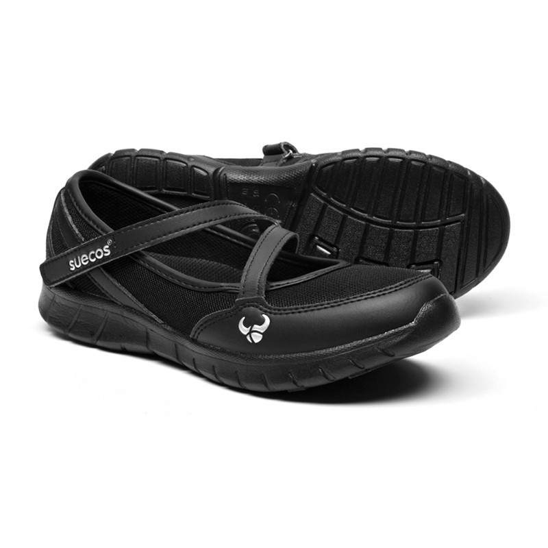 Zapato laboral de mujer Frida negro Suecos - Calzado laboral