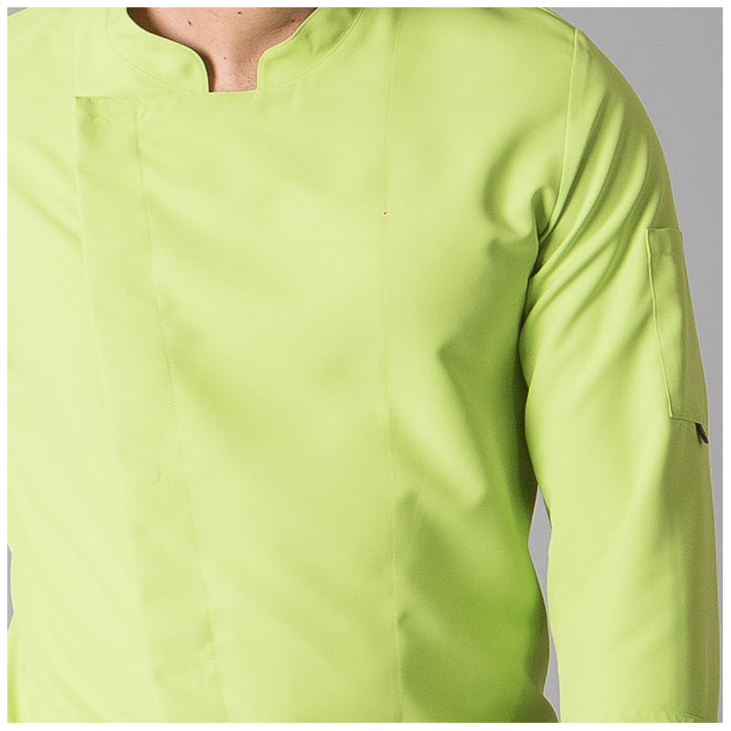 Chaqueta cocina de microfibra Vidal pistacho - Gary's