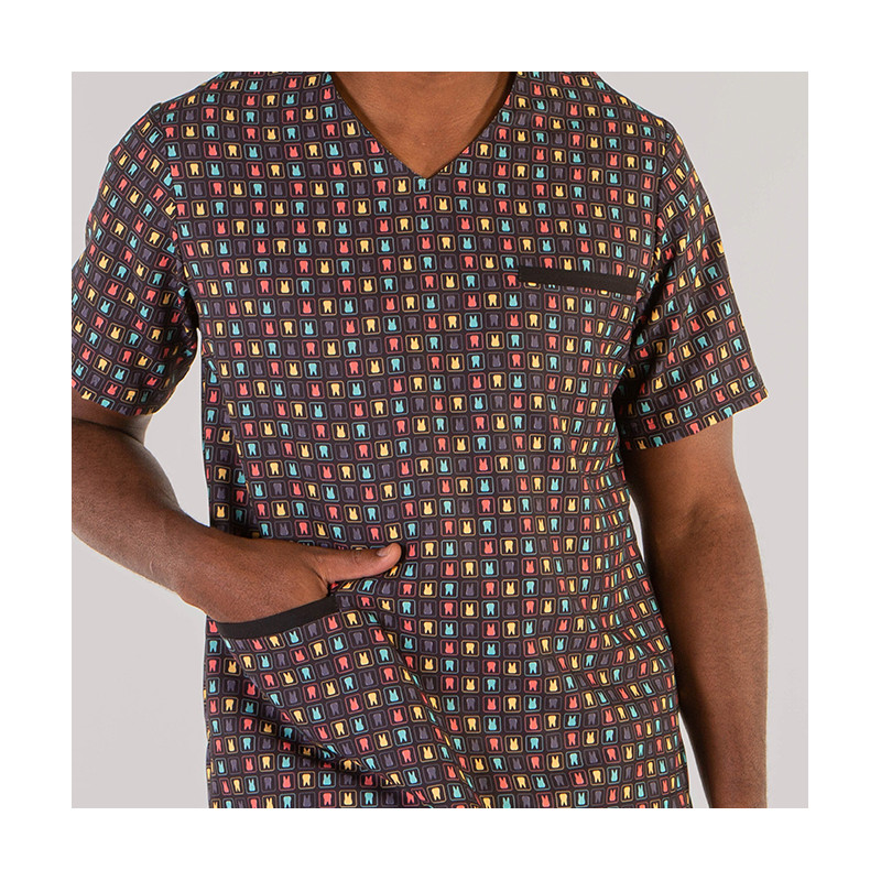 Camisola de pico para dentista Ada unisex Incisivo - Gary's