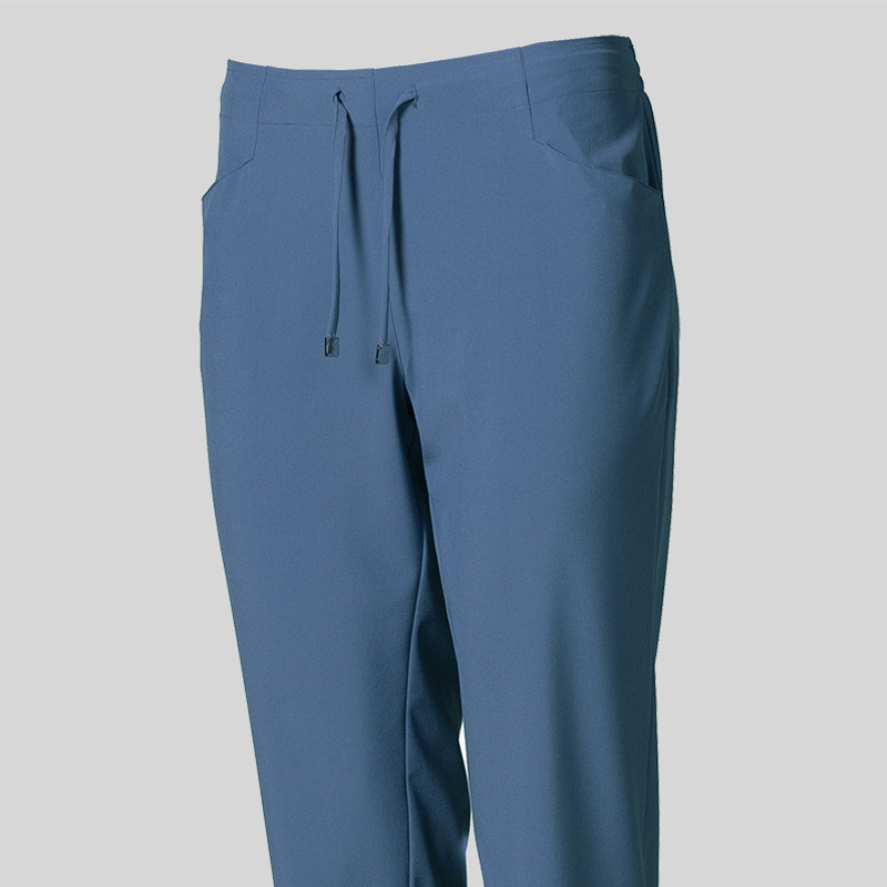 Pantalón microfibra Flex bolsillo americano azul grisáceo - Gary's 704800