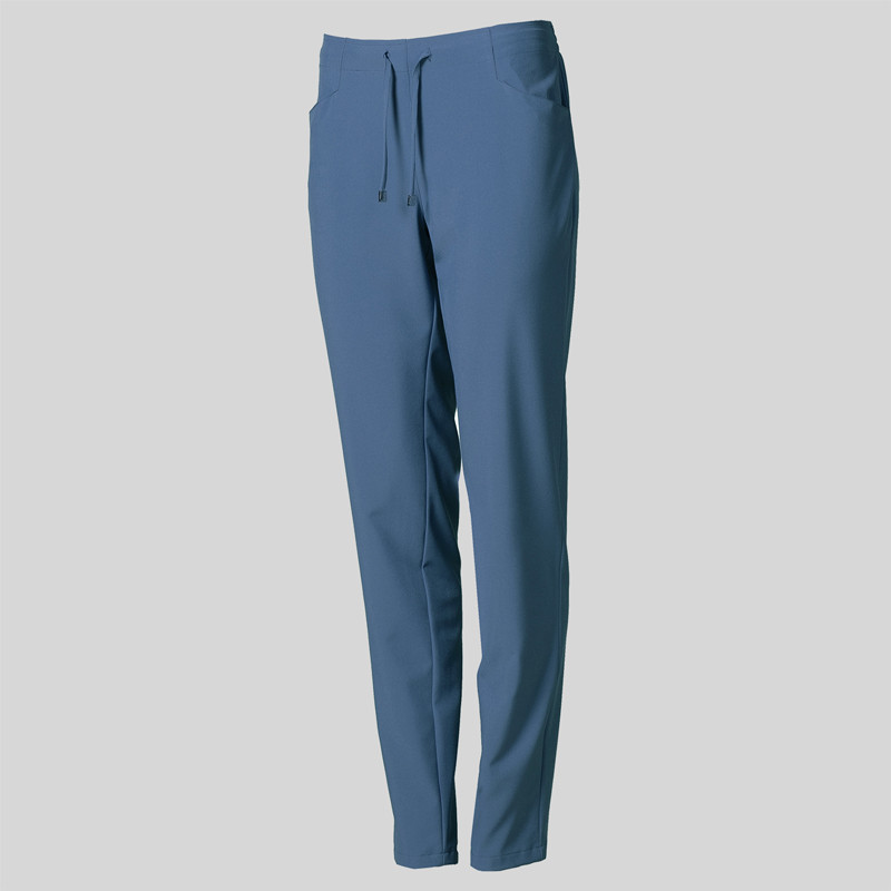 Pantalón microfibra Flex bolsillo americano azul grisáceo - Gary's 704800
