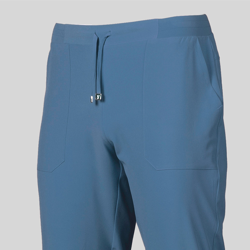 Pantalón laboral Jogger azul grisáceo microfibra 360 - Gary's