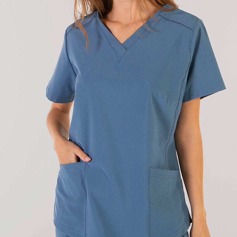 Camisola de mujer azul grisáceo microfibra 360 Rosalía - Gary's