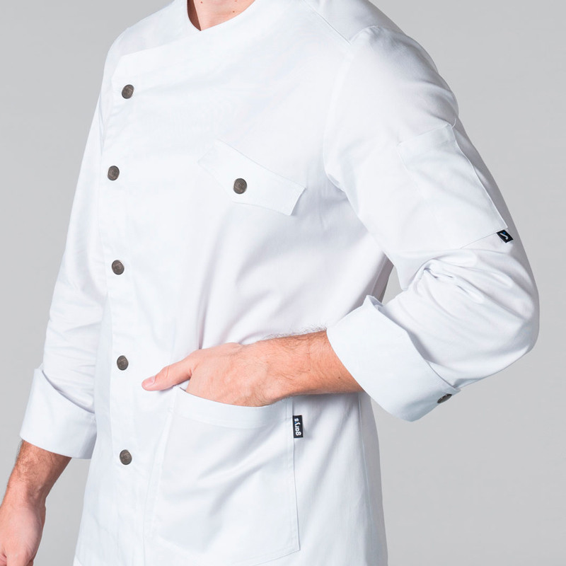 Chaqueta de cocina hombre Soler blanca - Gary's