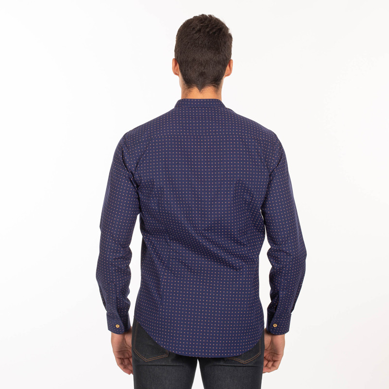 Camisas hostelería estampada Gaviotas marino Gary's - Uniformes recepcionistas y camareros
