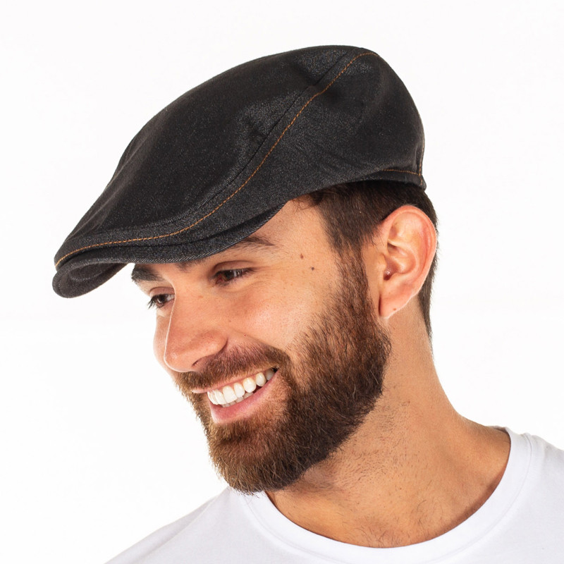 Gorra para hostelería Gatsby tejido vaquero unisex - Gary's