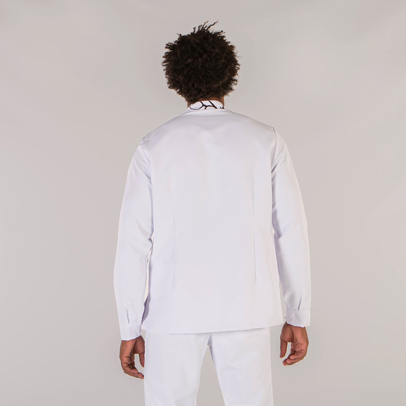 Chaqueta para óptica hombre de microfibra blanca Ferrán - Gary's