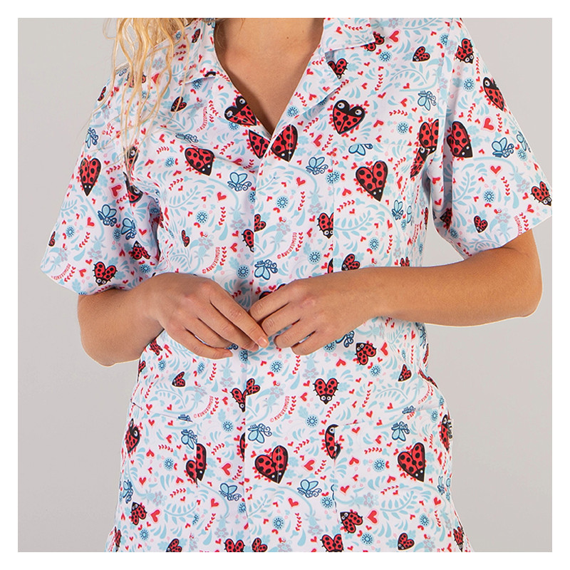 Chaqueta sanitaria Kukuxumusu Corazones de microfibra - Gary's