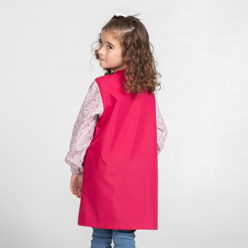 Bata escolar de niña fucsia Primavera - Gary's