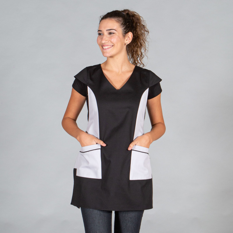 Casulla laboral negra combinada - Gary's
