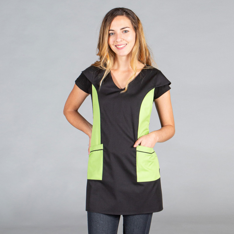 Casulla laboral negra combinada - Gary's
