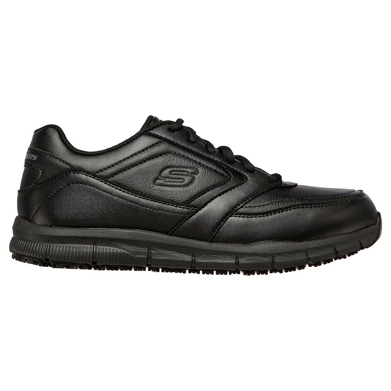 Zapato laboral casual de piel Nampa - Skechers