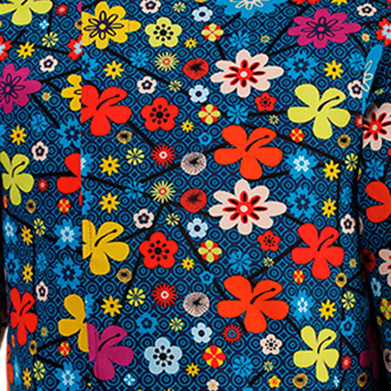 Chaqueta de cocinero Daisy con dibujos de margaritas - Egochef