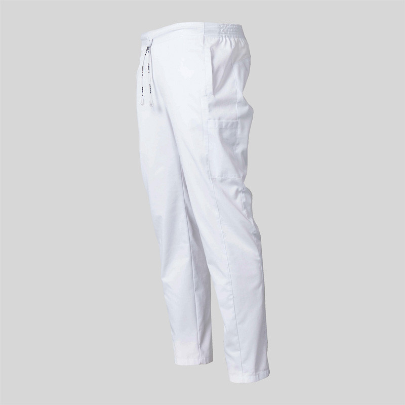 Pantalón laboral blanco con bajos de pitillo Red Line - Gary's