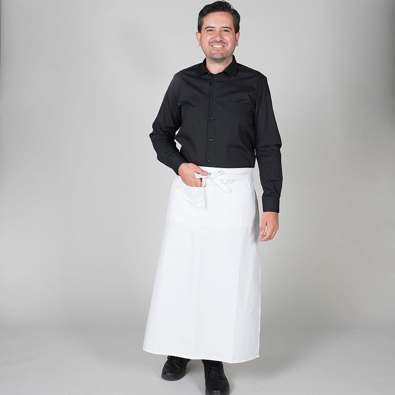 Delantal francés sin corte con bolsillos Gary's - Uniformes hostelería baratos
