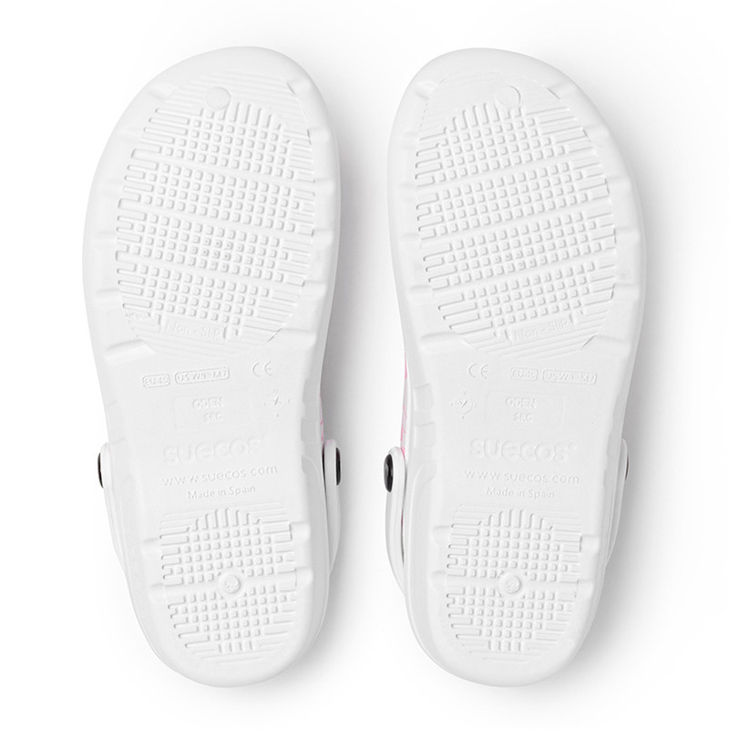 Zueco enfermera Oden Fusion estampado Medical rosa - Suecos