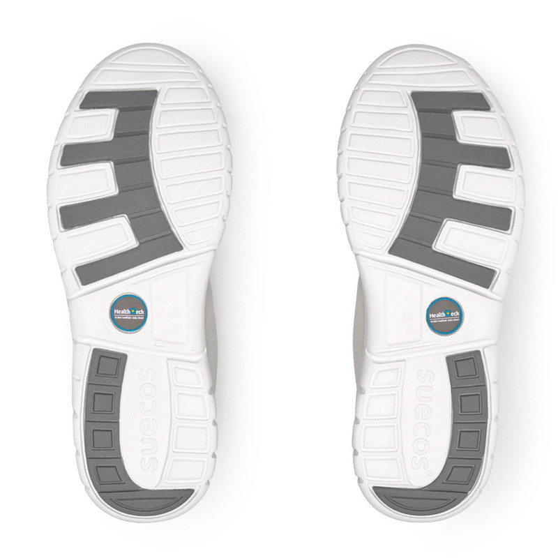 Zapatilla laboral Alma Silver Plata Suecos - Calzado sanitario