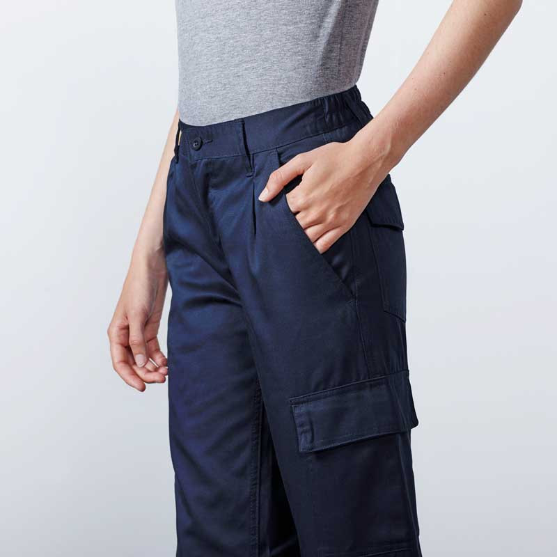 Pantalón de trabajo multibolsillos de mujer Daily - casadelasbatas.com