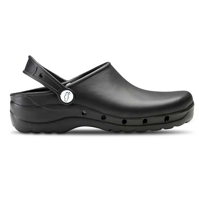 Zueco laboral antiestático Flotantes color negro - Zuecos de trabajo Feliz Caminar