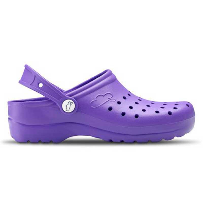 Zueco sanitario Flotantes Gruyere color lavanda Feliz Caminar - casadelasbatas.com