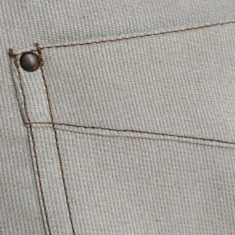 Delantal Eco beige con peto y mosquetón - Dyneke 8400317