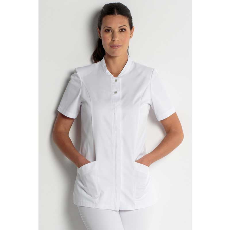 Chaqueta blanca de manga corta Señorita - Dyneke 8517700