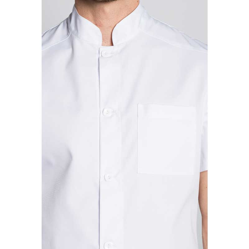 Chaqueta básica de hombre blanca manga corta - Dyneke 8207900