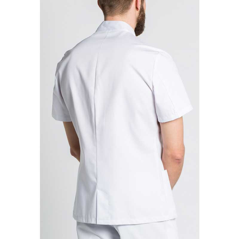 Chaqueta básica de hombre blanca manga corta - Dyneke 8207900