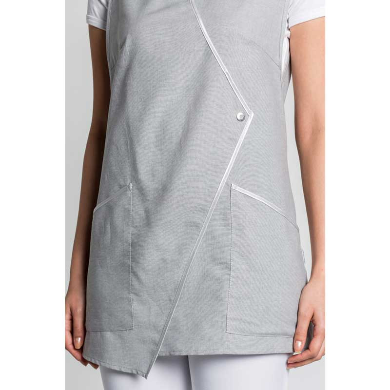 Estola para peluquería y estética gris Ángulo - Dyneke 8480844