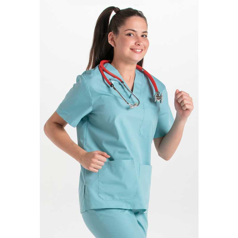 Camisola pijama sanidad color porcelana - Dyneke 8204548