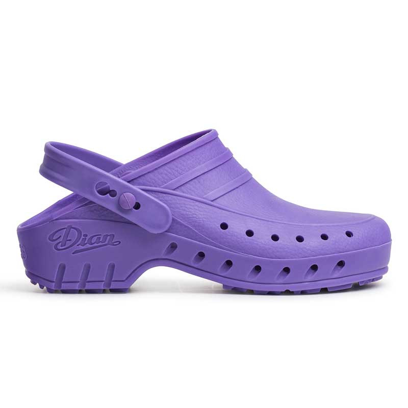 Zueco sanitario esterilizable O2/S violeta Dian - Zuecos sanitarios para médicos