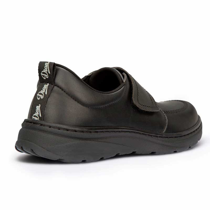 Zapato negro con velcro Florencia Plus - Dian