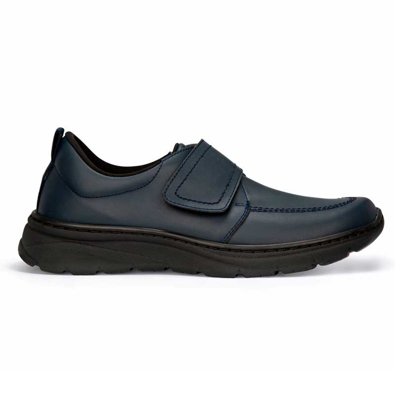 Zapato hostelería marino con velcro Florencia Plus - Dian