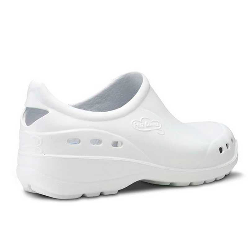 Zueco cerrado blanco Flotantes Shoes - Feliz Caminar