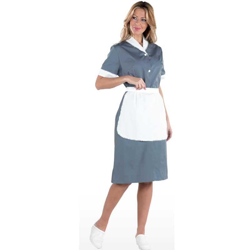 Conjunto servicio limpieza gris Huelva - Creyconfe