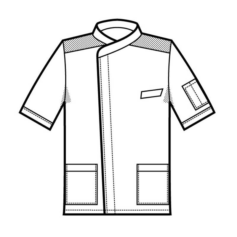Casaca laboral de hombre de microfibra negra Parker - Isacco
