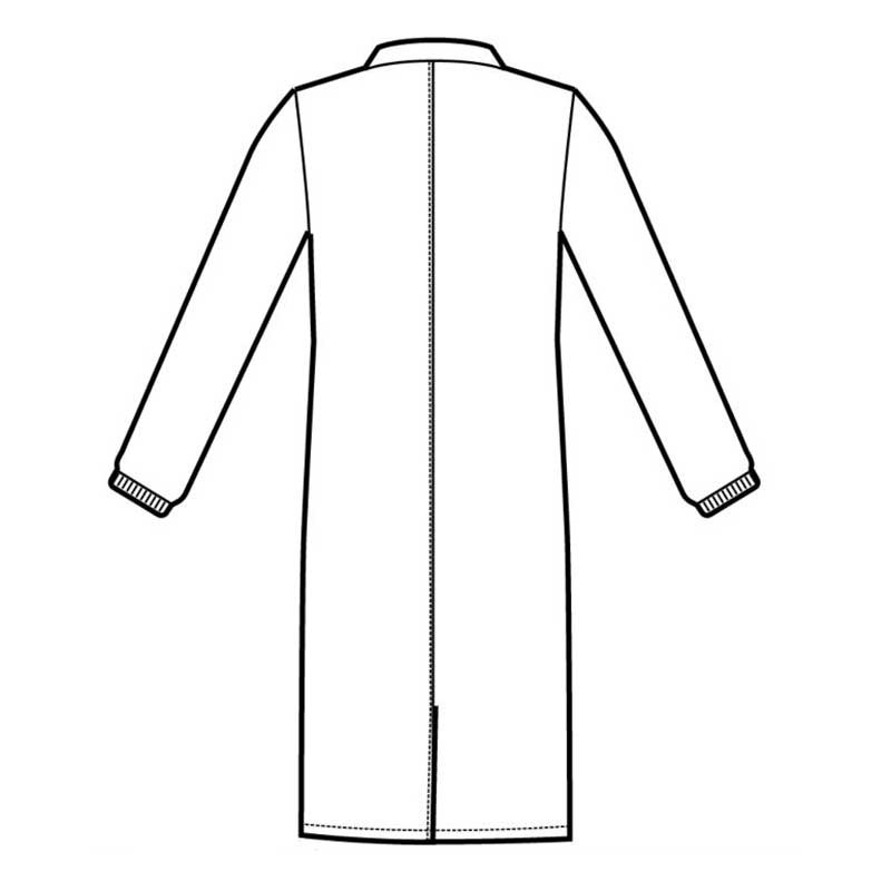 Bata médica de algodón elástico Dover - Isacco