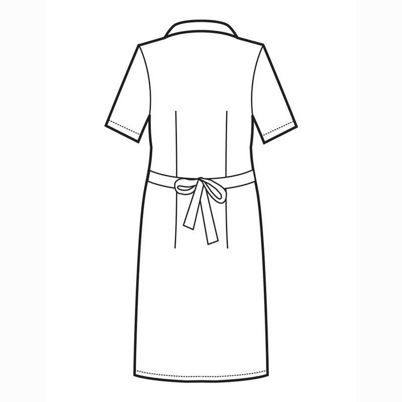 Uniforme laboral servicio doméstico burdeos - Isacco 008903G