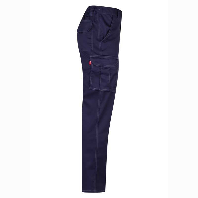 Pantalón de trabajo stretch multibolsillos azul marino 103002S Velilla - casadelasbatas.com