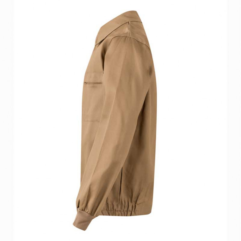 Cazadora de trabajo beige con cremallera - Velilla 61601