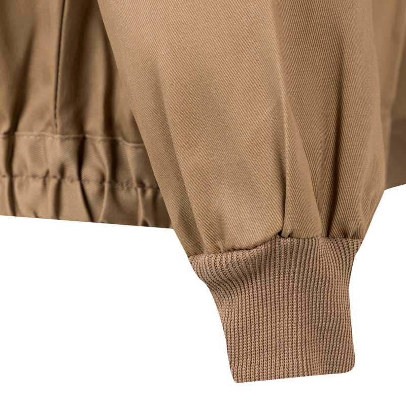 Cazadora de trabajo beige con cremallera - Velilla 61601