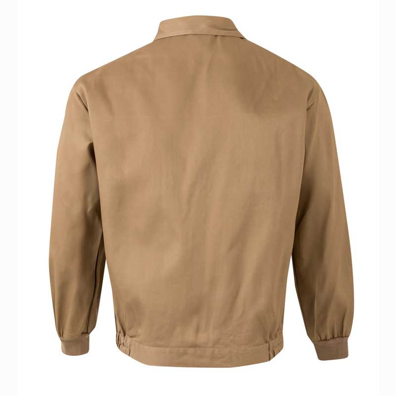 Cazadora de trabajo beige con cremallera - Velilla 61601